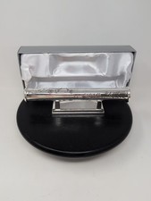 Unisex BABY Silver Plate Baby Birth Certificate Holder with Stand NIB