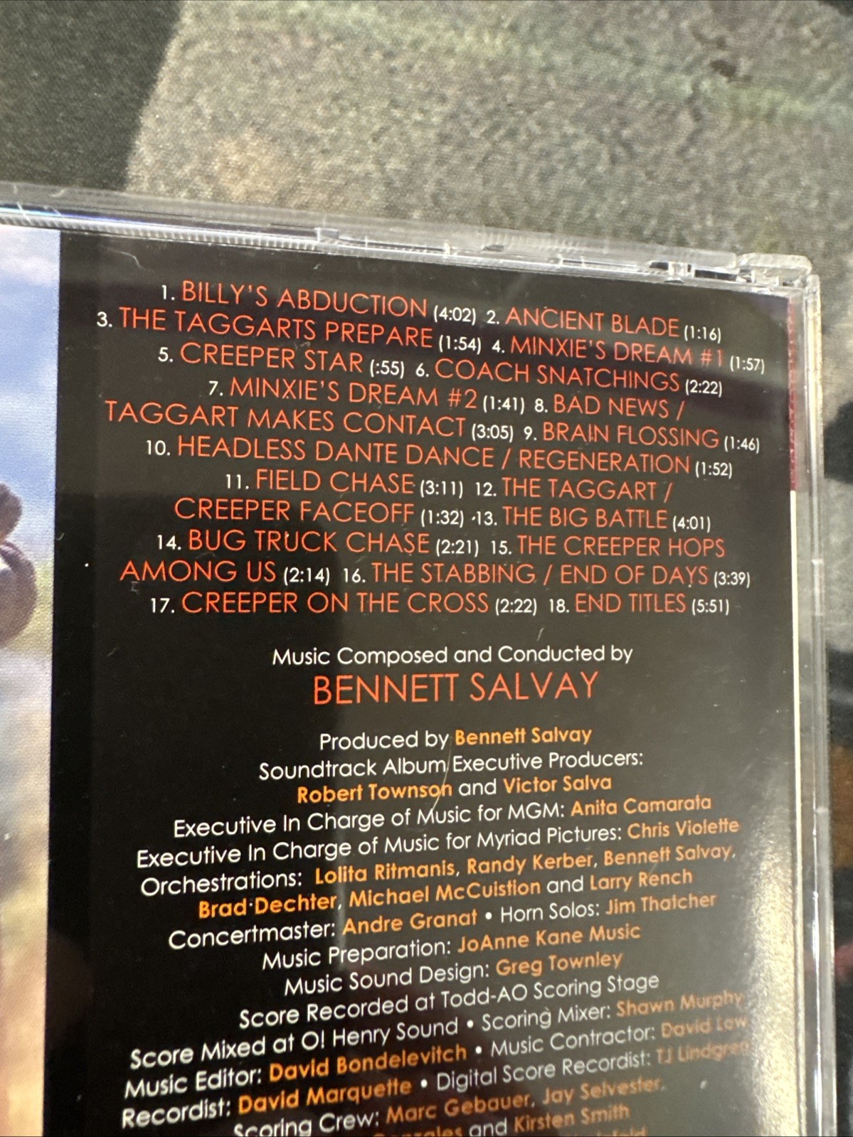 Jeepers Creepers 2 Soundtrack CD Varese Sarabande Bennett Salvay SHIPS FROM USA