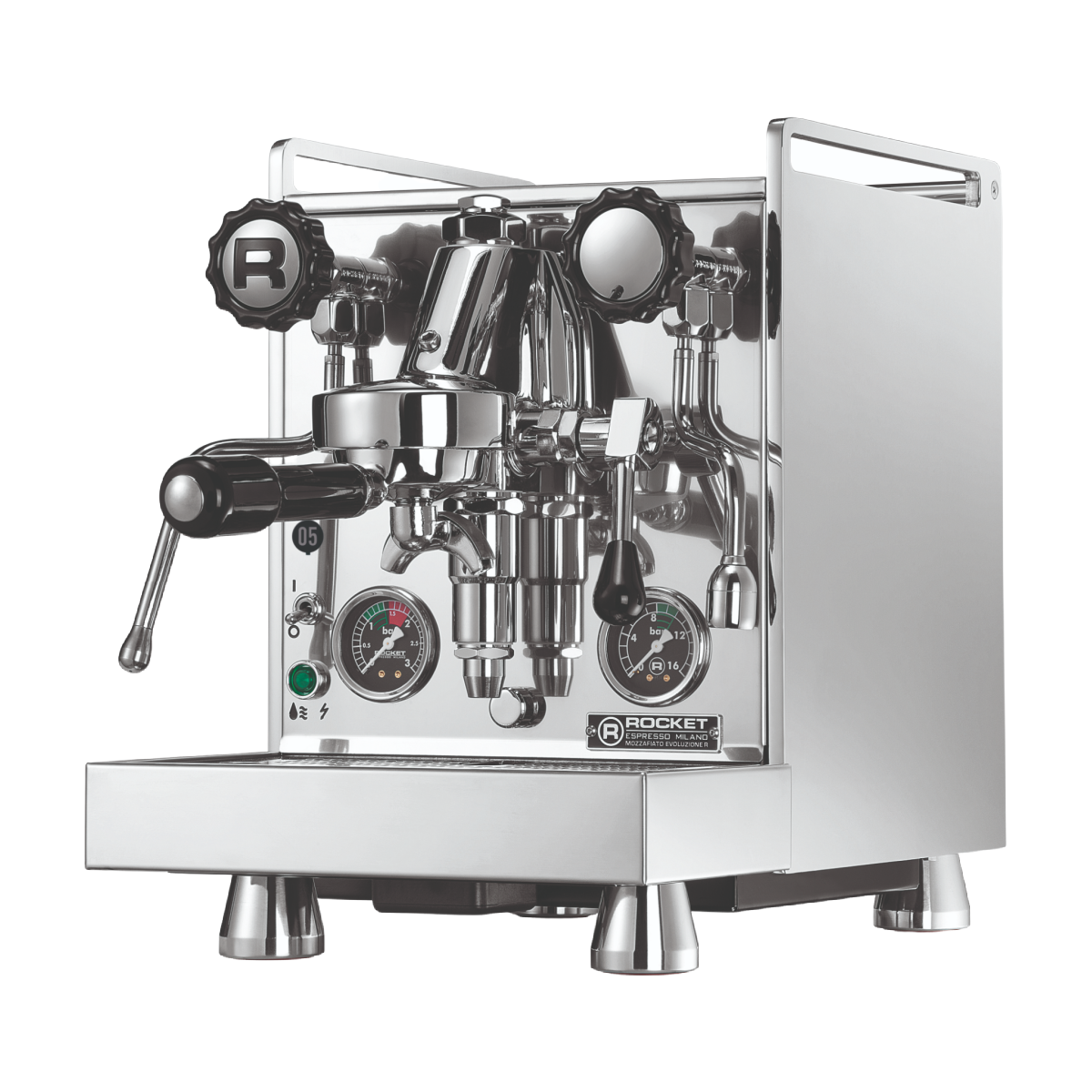 ROCKET MOZZAFIATO CRONOMETRO R 1 GROUP BRAND NEW STAINLESS STEEL