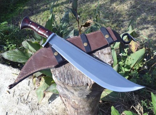 Custom Handmade Carbonstahl Klinge Survival Machete Messer| Jagdmesser Camping - Bild 3 von 7