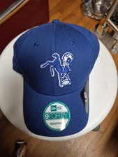 New Era Indianapolis Colts Snapback Hat NFL Throwback Logo Blue Gray 9Fifty New