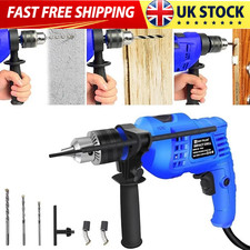 850W Hammer Drill 240V Corded Impact Drill 13mm Variable Speed 3000RPM