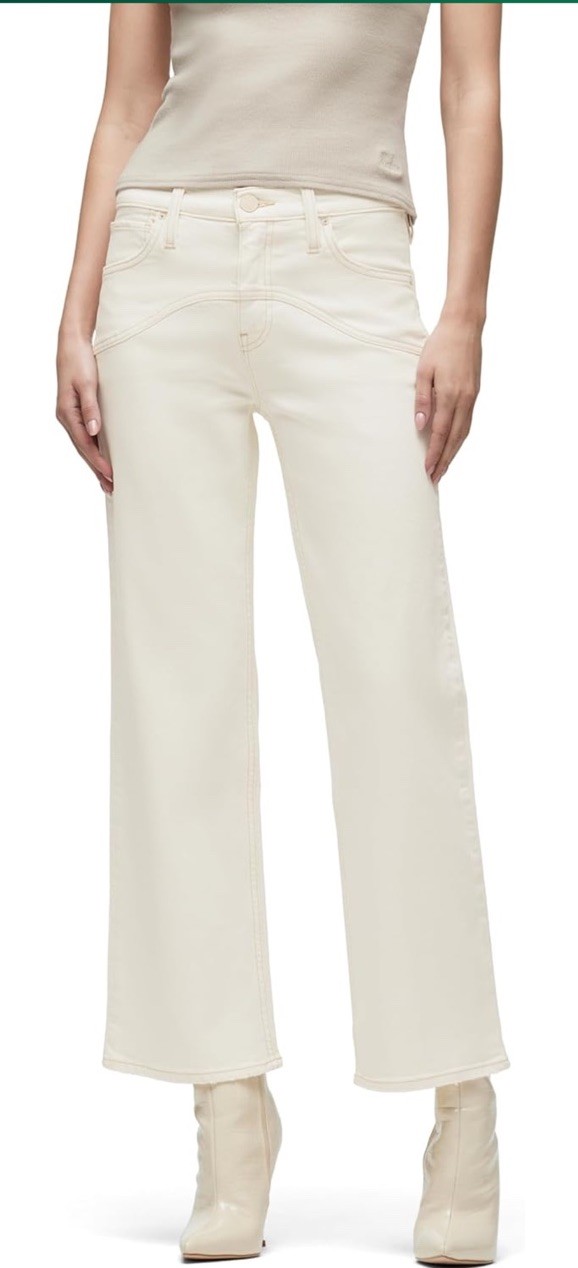 Hudson Women's Rosie High-Rise Wide Leg Ankle Jean $245