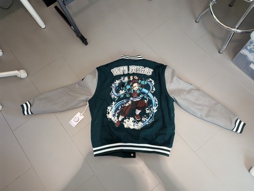 Demon Slayer: Kimetsu no Yaiba x Team Liquid - Tanjiro College Jacke KOSTENLOSER VERSAND - Bild 2 von 6