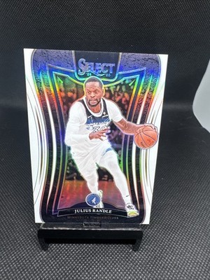 2024-25 Panini Select -Mezzanine Julius Randle #363 White Prizm /125 Color Match