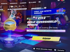 Fortnite Gold Overshield Sprite RARE