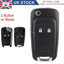 2 Button Remote Key Fob Shell Case For Vauxhall Astra  Mokka Meriva Karl Viva