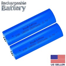 3.7V Rechargeable Battery 2000mah Capacity High Quality 2x Pack New Batteries