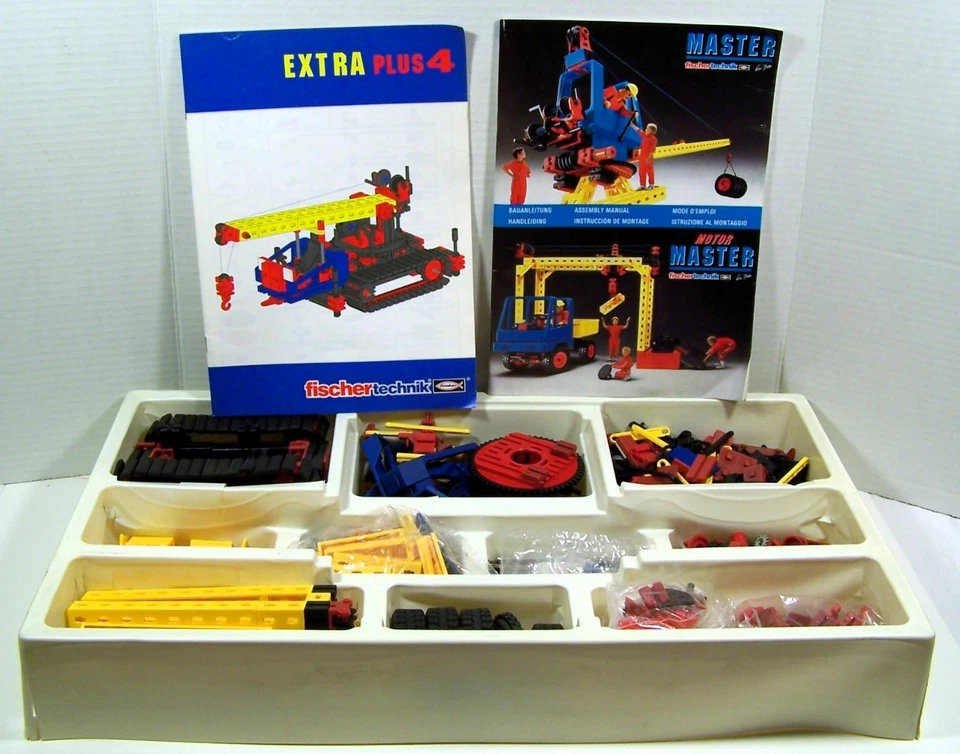 Fischertechnik  Extra Plus 4 Super Master 30327 Building Toy Manual ~ Incomplete - Image 2 of 4