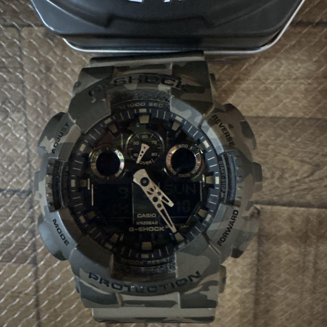 時計 G-SHOCK ANALOG-DIGITAL GA-100CM-5AJF GA-100CM-5A | G-SHOCK ANALOG-DIGITAL GA-100 SERIES | CASIO