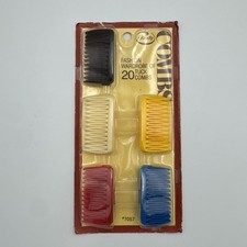 Vtg Goody Multi Color Tuck Combs New In Box 1975