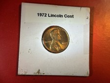 Sale 1972 Lincoln Cent High Grade 
