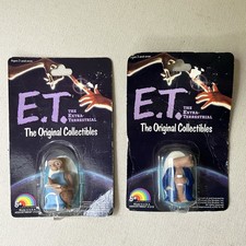 VTG 1982 E.T. The Extra-Terrestrial Original Collectibles LJN USA Made Lot of 2