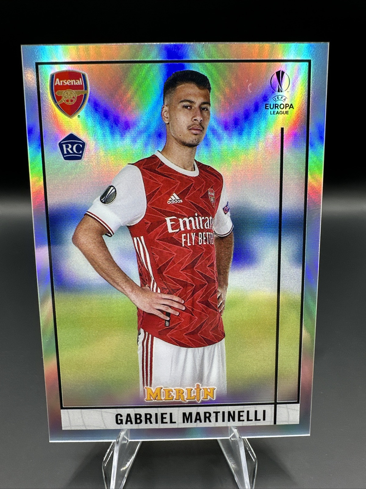 Gabriel Martinelli Rookie Refractor 2020 Topps Merlin Collection Chrome