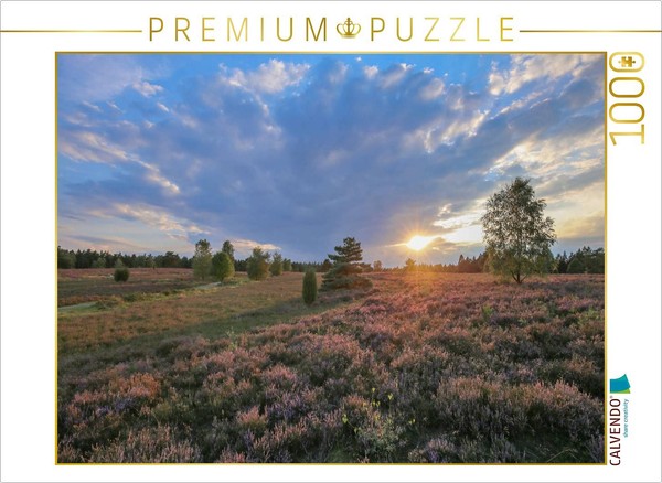 Calvendo Puzzle Sunset In The BüSenbach Valley Near Handeloh | 1000 Pieces, Fini-image
