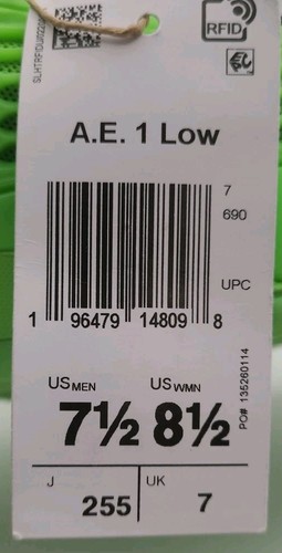 Adidas Anthony Edwards 1 AE1 Lucid Lime Men's 7.5 Green Basketball Shoes JI4065 - Picture 9 of 9