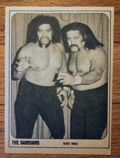 Afa Sika Wild Samoans 1981 NWA Wrestling Trading Card Wrestling Superstars WWF