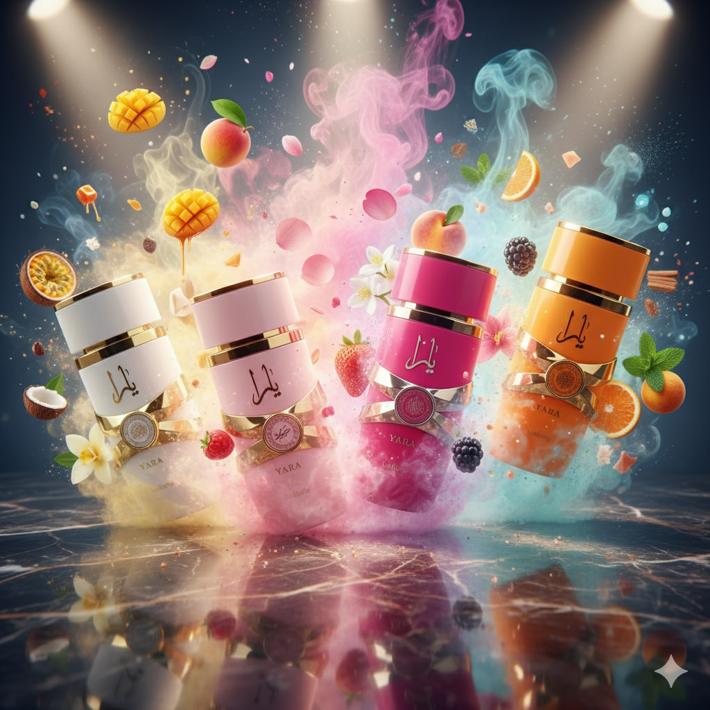 Lattafa Yara Mini Gift Set for Women EDP Perfume Cologne 5 ML Each Brand New