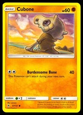 Cubone 57/131 Common Forbidden Light Pokemon LP on eBay