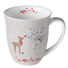 Weihnachten - Becher - Mug 0.4 L - Fine Bone China - Format: &Oslash; 10 cm x H 10,5 cm