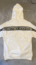 Moose Knuckles White+Camo Hoodie Size medium Excellent Condition