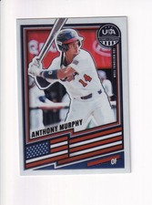 2026 Panini USA BASEBALL STARS & STRIPES PRIZM ANTHONY MURPHY