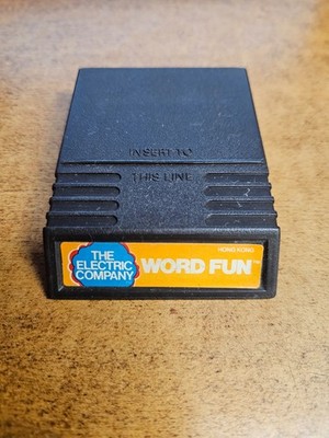 THE ELECTRIC COMPANY WORD FUN (INTELLIVISION)(TESTED)
