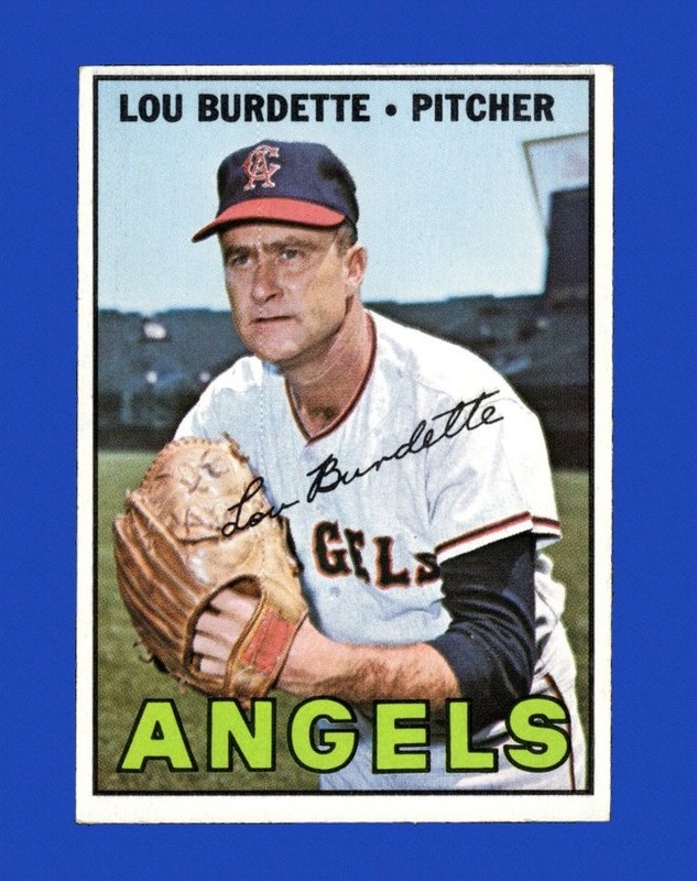 1967 Topps Set-Break #265 Lou Burdette EX-EXMINT *GMCARDS*