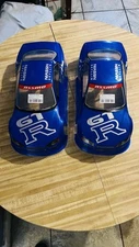 Manrock 1/10 Scale Rc Car Body Shell Gtr Blue Lot Of 2