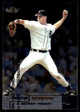 Justin Thompson 1999 Finest #221 Tigers MLB READ FREE SHIPPING AutographDen