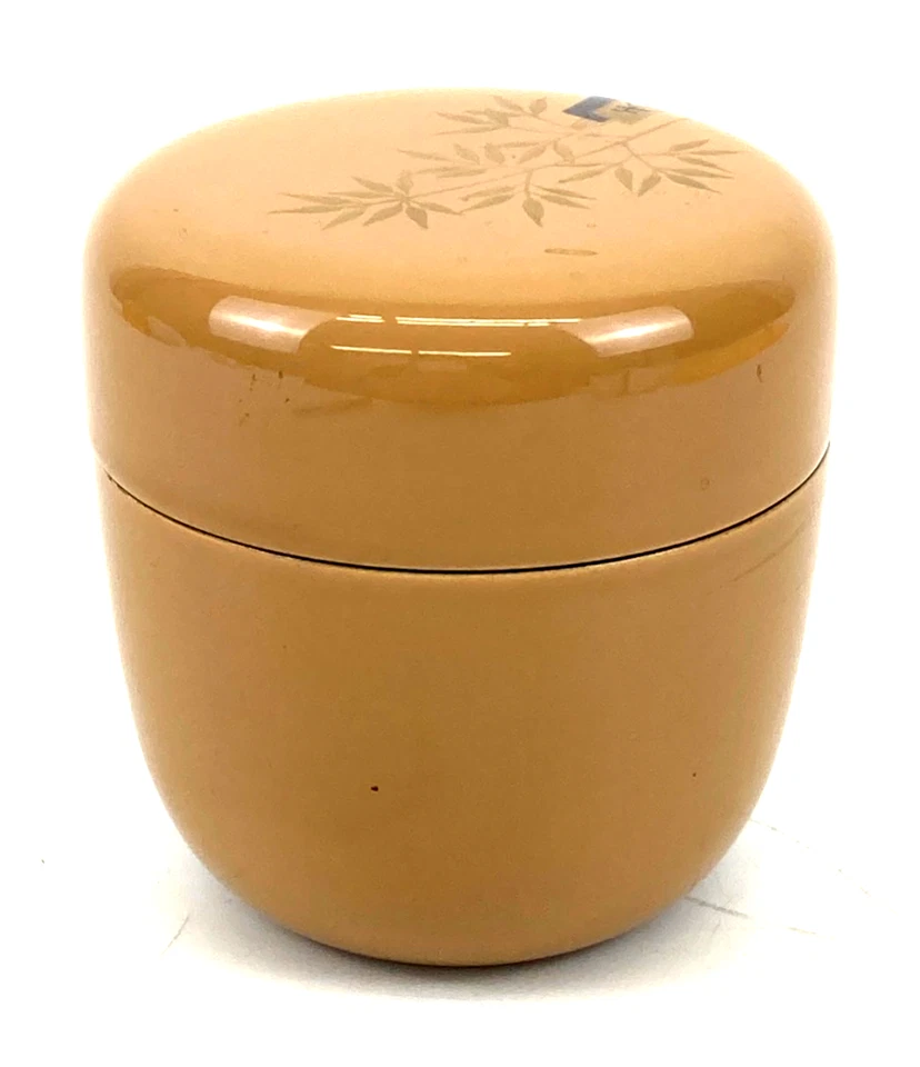 Шикарная винтажная японская антикварная лакированная чайная церемония Natsume Tea Caddy - Изображение 3 из 4