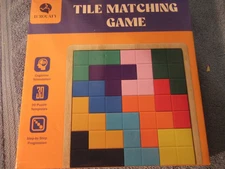 Tile Matching Game Ecrouaty Cognitive Stimulation 30 Puzzle Templates NEW In Box