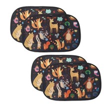 Car Window Shades 4 Pack - Sun Shade Blocker for Baby  Children, Cling Win...