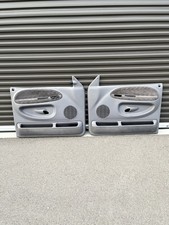 98-01 Oem Dodge Ram 1500 2500 Front Driver Passenger Door Panels Set Gray Oem
