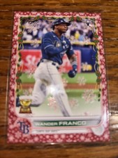 2022 Topps Holiday Red Foil Rookie Parallel Wander Franco 43/99 Tampa Bay Rays