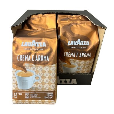 Lavazza Crema e Aroma Bohnen (Intensität 8/10) - 6 x 1 kg