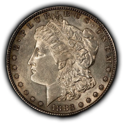 1883-S $1 Morgan Silver Dollar - AU+ Key Date - SKU-B5222