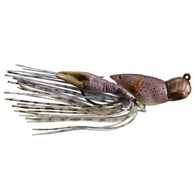 Live Target Skirted Jig Craw Olive Orange 21g Angelzubehör 