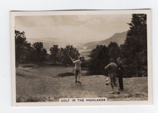 Photographic cigarette card 1938. #37 Pitlochry Golf Club, Scotland