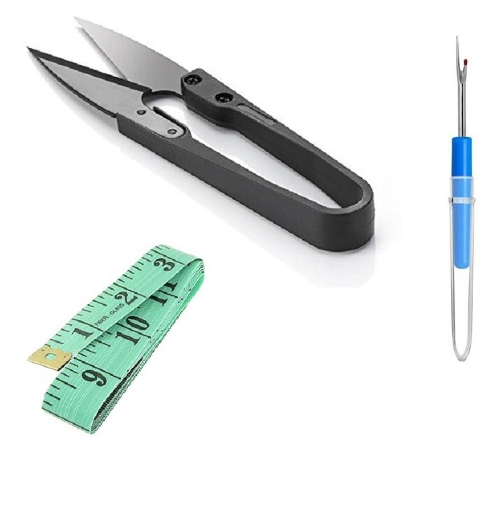 Compact High-Carbon Steel Yarn & Thread Snips - 1pc Set-image