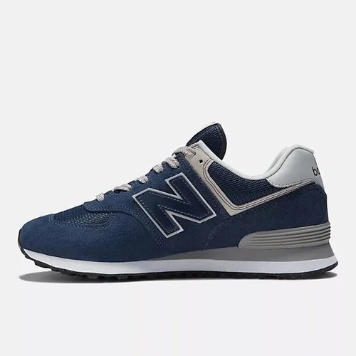 Sneaker New Balance 574 Core Classic blu navy scamosciata nuova con scatola - uomo taglia 13 D - Foto 7 di 9