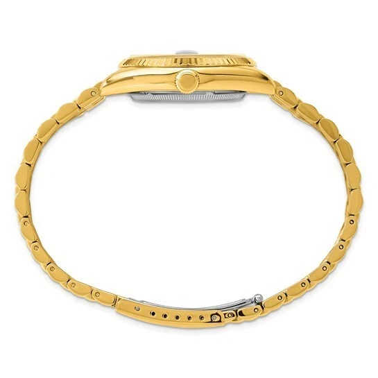 Reloj Hombre Charles Hubert Chapado en IP Esfera Negra Color Dorado Acero Inoxidable Foto 4 de 4