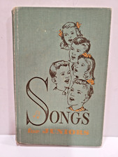 1953 Songs for Juniors Hymnal Gospel Church Music Book Youth Choir 1950s 186 Pgs