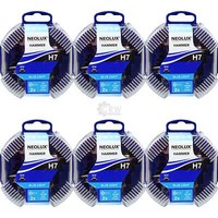 6X Neolux H7 Blue Light 55W Px26D 12V Duo-Box Birne