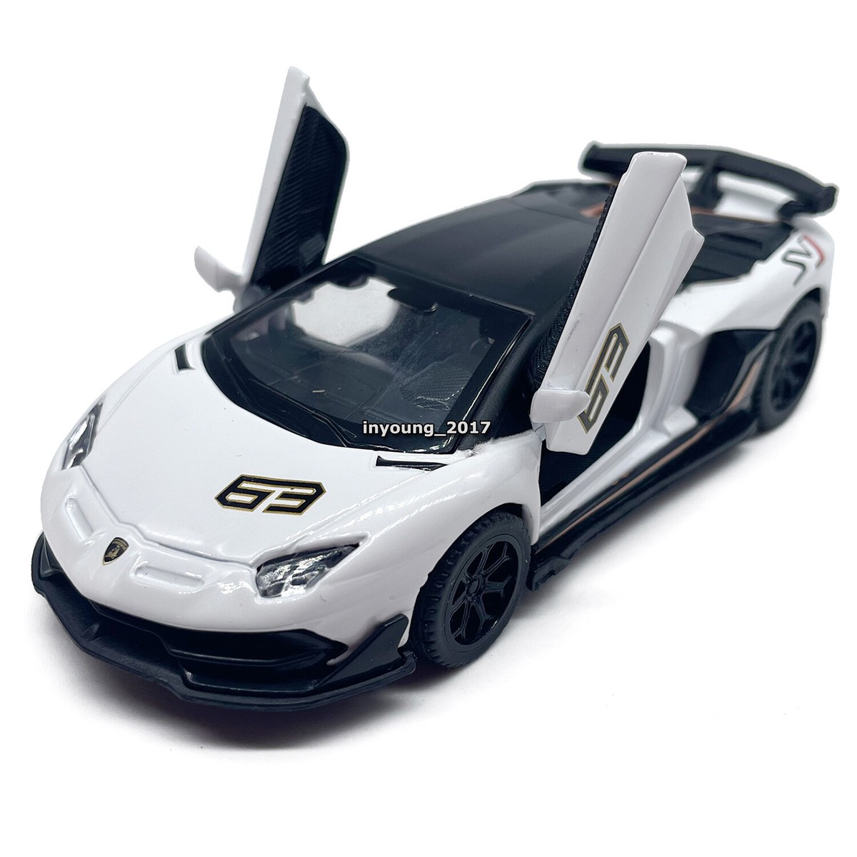 1/43 Lamborghini Aventador SVJ 63 Model Car Metal Diecast