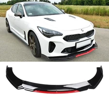 For KIA Stinger Forte O Front Bumper Lip Splitter Lower Spoiler Body Kit Red