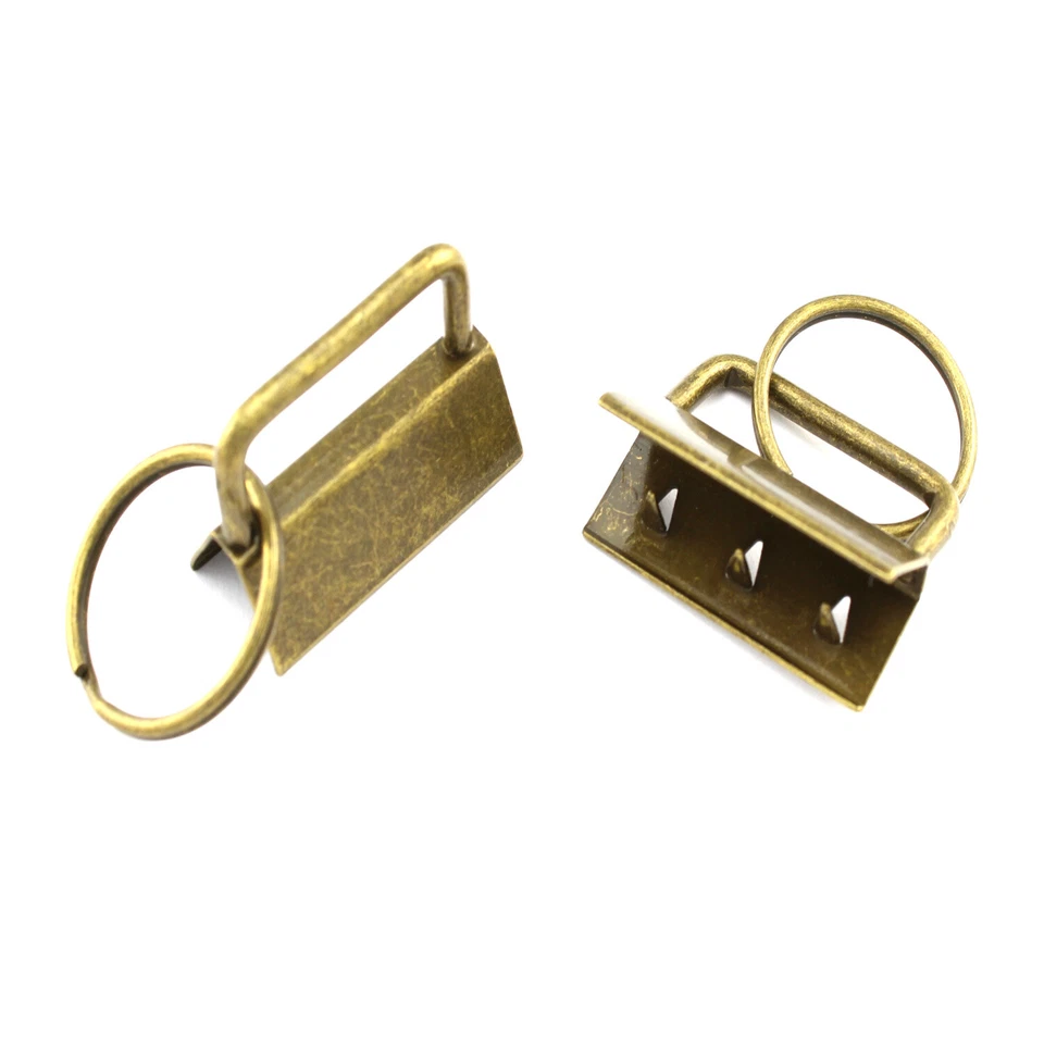 M-TEILE-STORE 50 Schlüsselband Rohling 30mm Antik Schlüsselanhänger Rohling Lanyard Lanyards