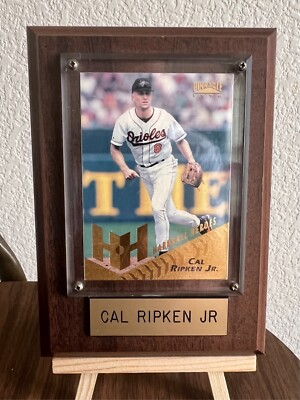 Cal Ripken Jr. Plaque Baltimore Orioles HOF Iron Man Hardball
