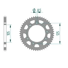 NEW Genuine AFAM Steel Sprocket 53 Tooth / Rear Sprocket 47103-53 ##220