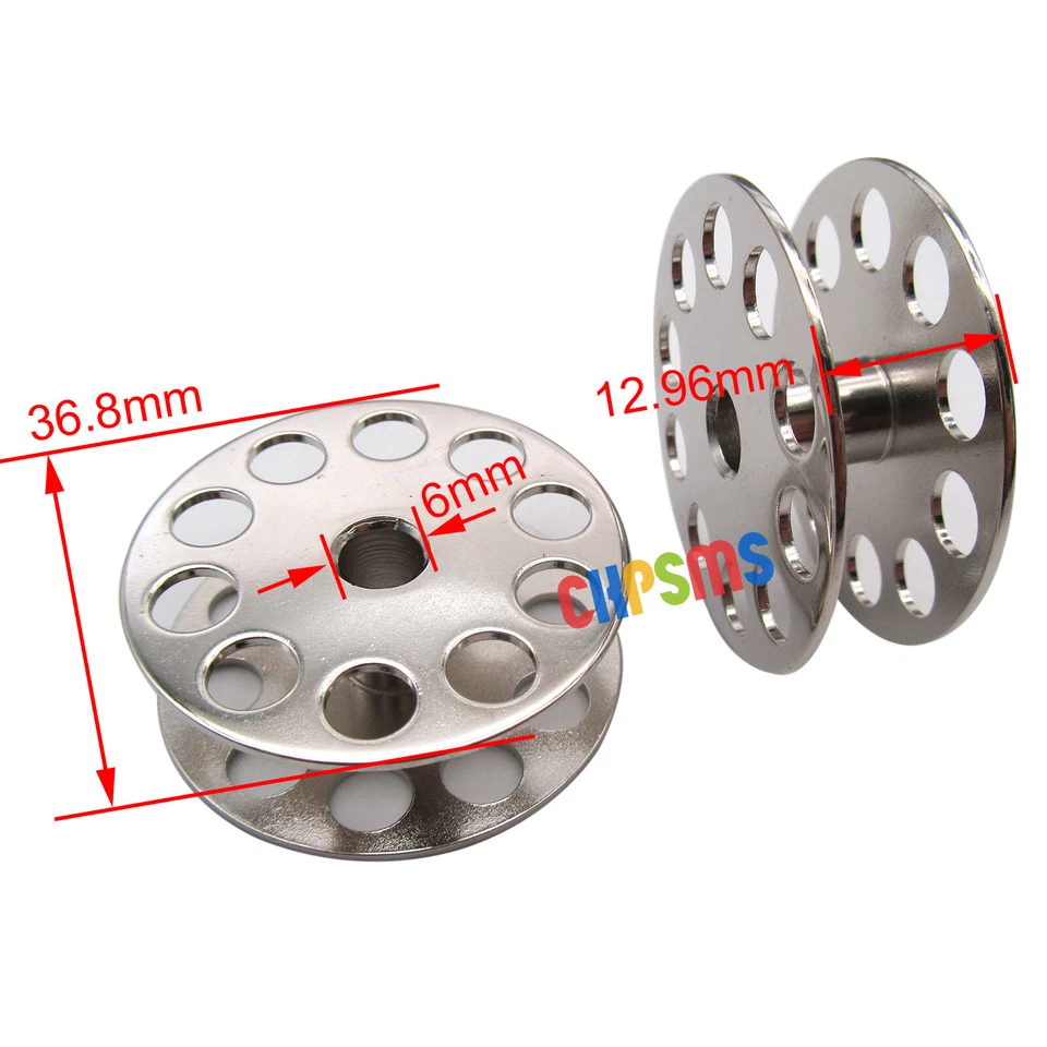 Gancho y bobinas giratorias de gran capacidad para Singer 144W 145W Adler 220 CONSEW 744R Foto 4 de 4